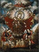 Diego Quispe Tito Virgin of Carmel Saving Souls in Purgatory USA oil painting artist